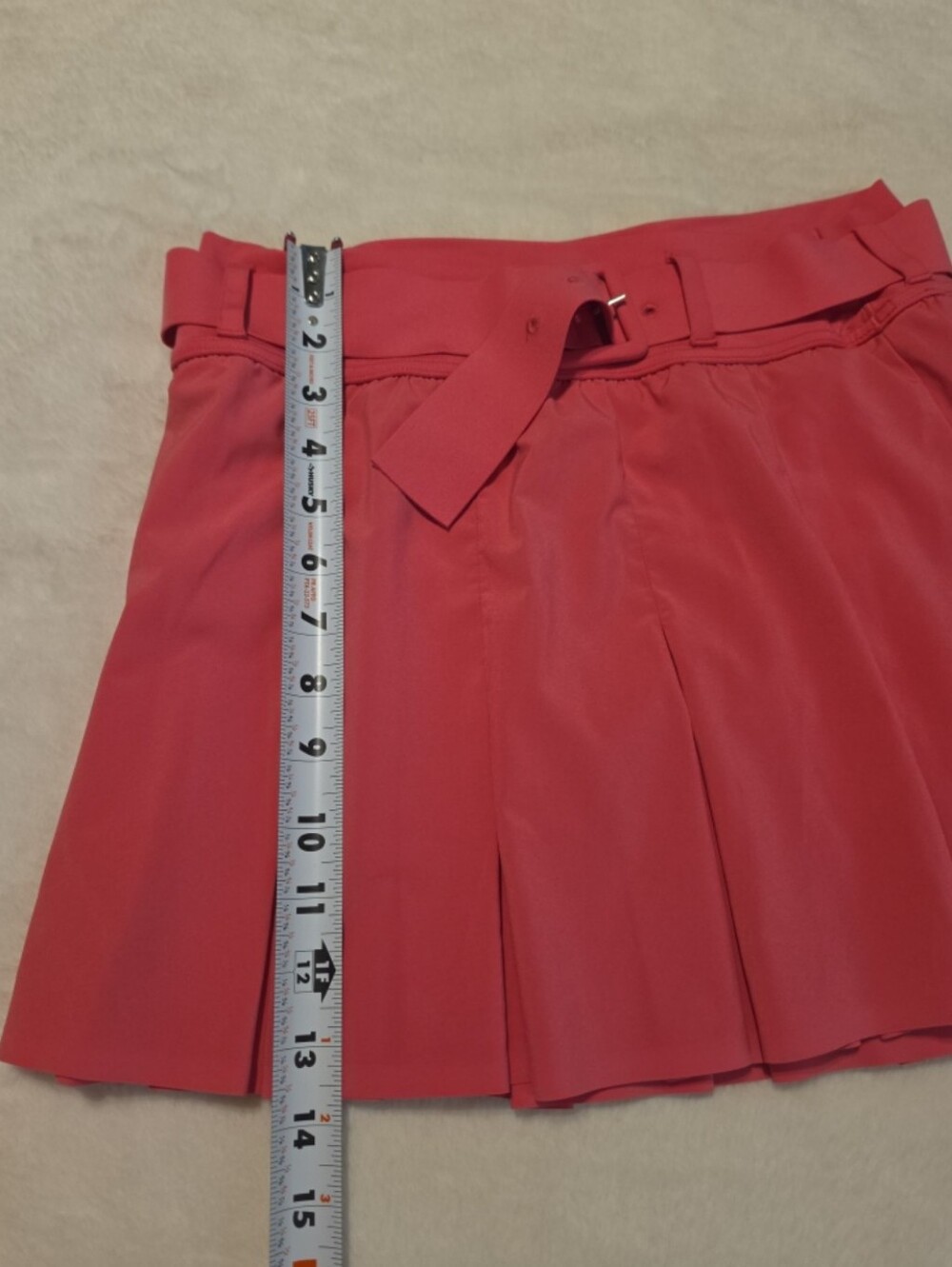 (2) OFFLINE by Aerie Real Good Small Belted Pleated Skorts Hot Pink and blue - Picture 2 of 12